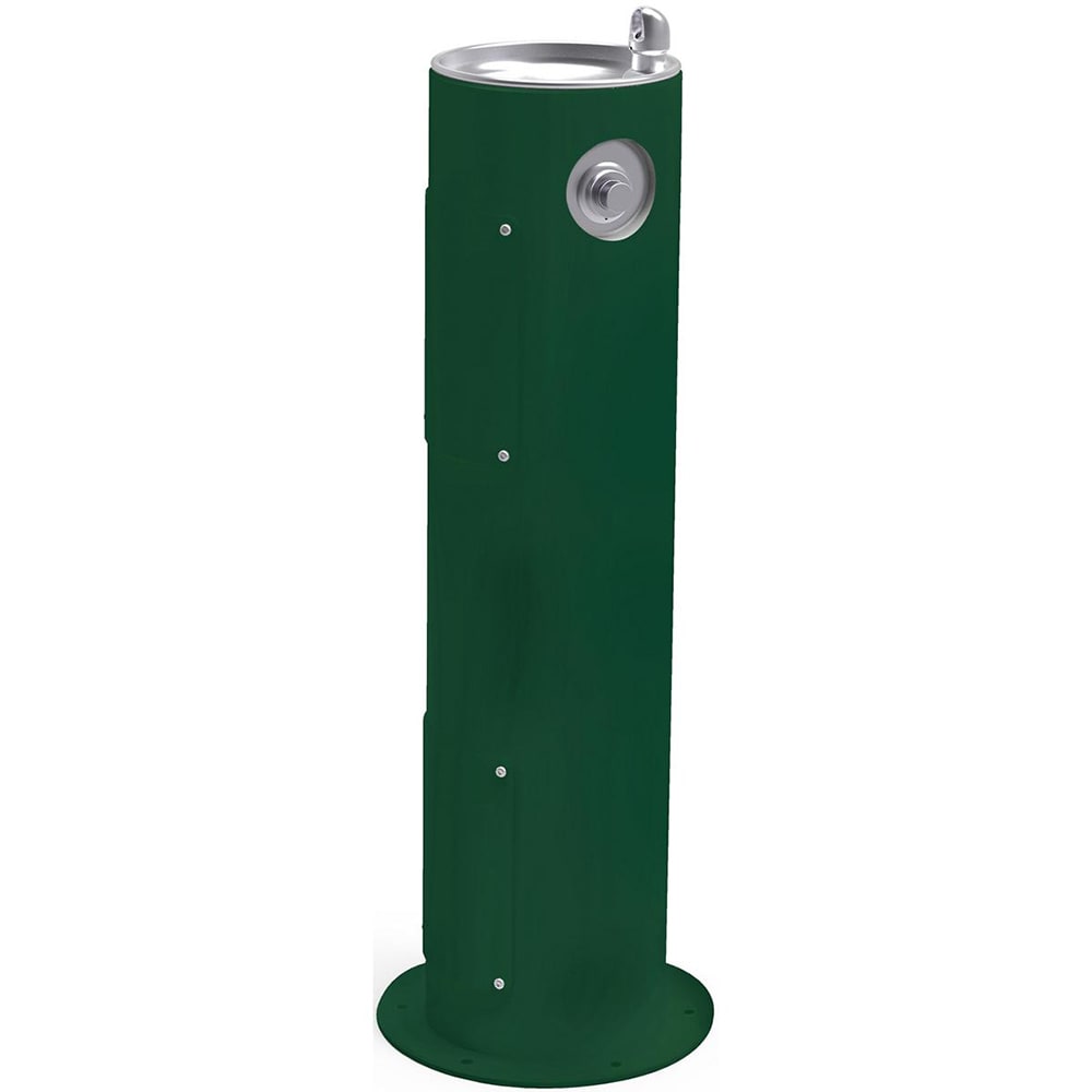 Elkay LK4400FRKEVG Outdoor Pedestal Drinking Fountain - Non Refrigerated, Freeze Resistant, Evergreen