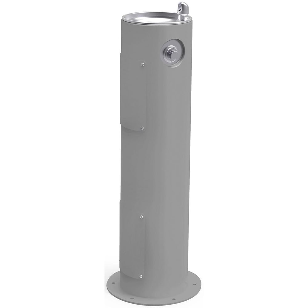 Elkay LK4400FRKGRY Outdoor Pedestal Drinking Fountain - Non Refrigerated, Freeze Resistant, Gray