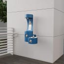 Elkay LK4408BFBLU Outdoor Wall Mount Bottle Filling Station w/ Drinking Fountain - Non Refrigerated, Blue thumbnail 2