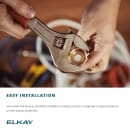 Elkay LK4408BFBLU Outdoor Wall Mount Bottle Filling Station w/ Drinking Fountain - Non Refrigerated, Blue thumbnail 4