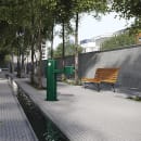 Elkay LK4420EVG Bi Level Pedestal Drinking Fountain - Non Refrigerated, 14"W x 31"D x 40-5/16"H, Evergreen thumbnail 2