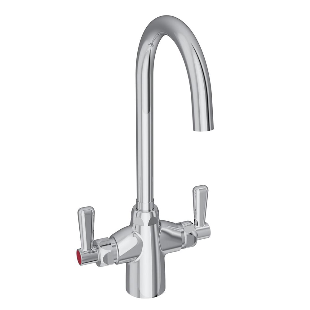Elkay LK500GN05L2 Deck Mount Double Pantry Faucet w/ 5" Gooseneck Swing Spout & 2" Lever Handles