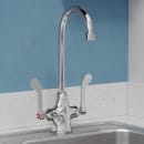 Elkay LK500GN05T4 Deck Mount Double Pantry Faucet w/ 5" Gooseneck Swing Spout & 4" Wrist Blade Handles thumbnail 2