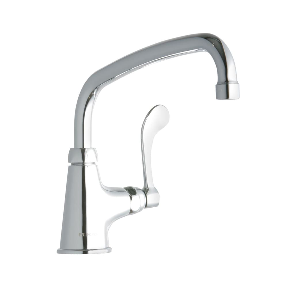 Elkay LK535AT10T4 Deck Mount Pantry Faucet w/ 10" Swing Spout & 4" Wrist Blade Handles