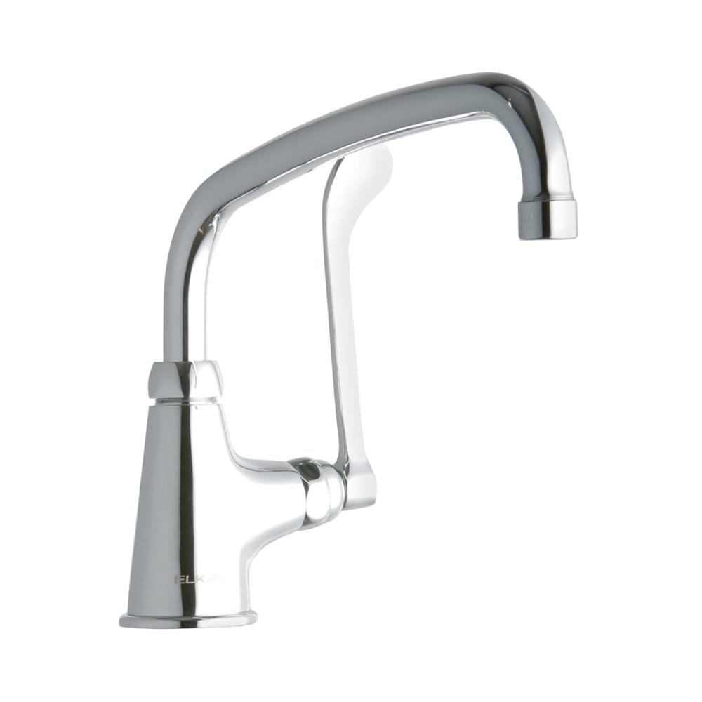 Elkay LK535AT10T6 Deck Mount Pantry Faucet w/ 10" Swing Spout & 6" Wrist Blade Handles
