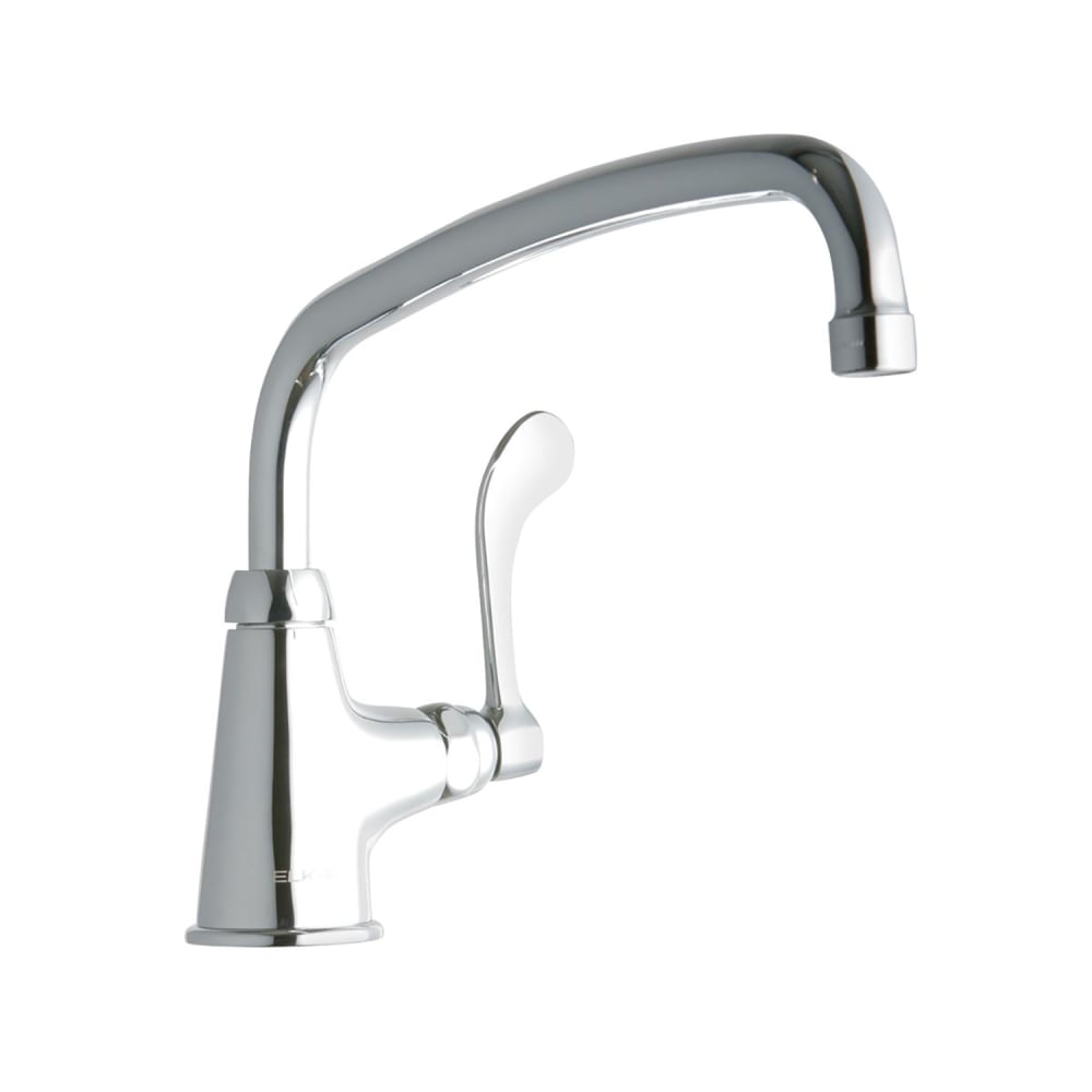 Elkay LK535AT12T4 Deck Mount Pantry Faucet w/ 12" Swing Spout & 4" Wrist Blade Handles