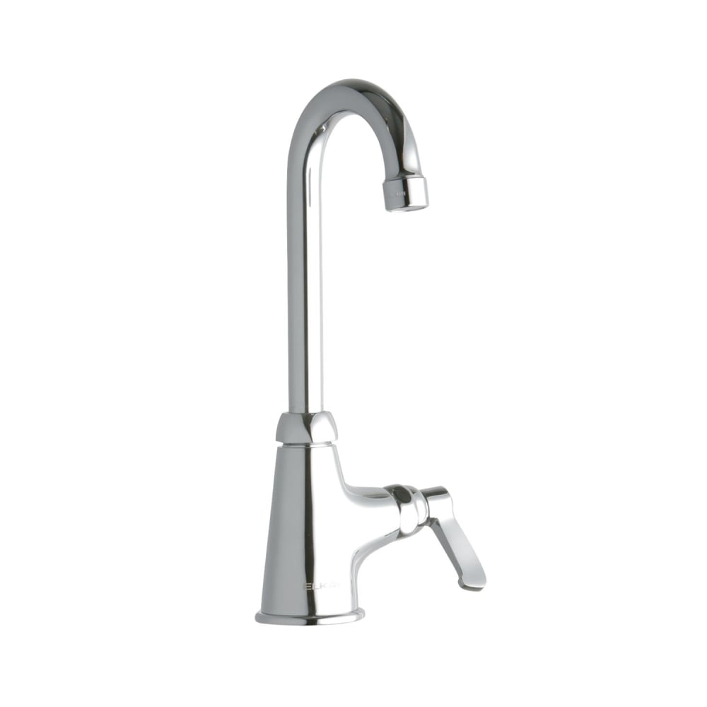Elkay LK535GN04L2 Deck Mount Pantry Faucet w/ 4" Gooseneck Swing Spout & 2" Lever Handles