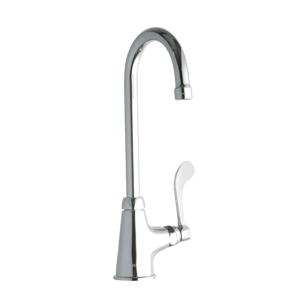 Elkay LK535GN05T4 Deck Mount Pantry Faucet w/ 5" Gooseneck Swing Spout & 4" Wrist Blade Handles