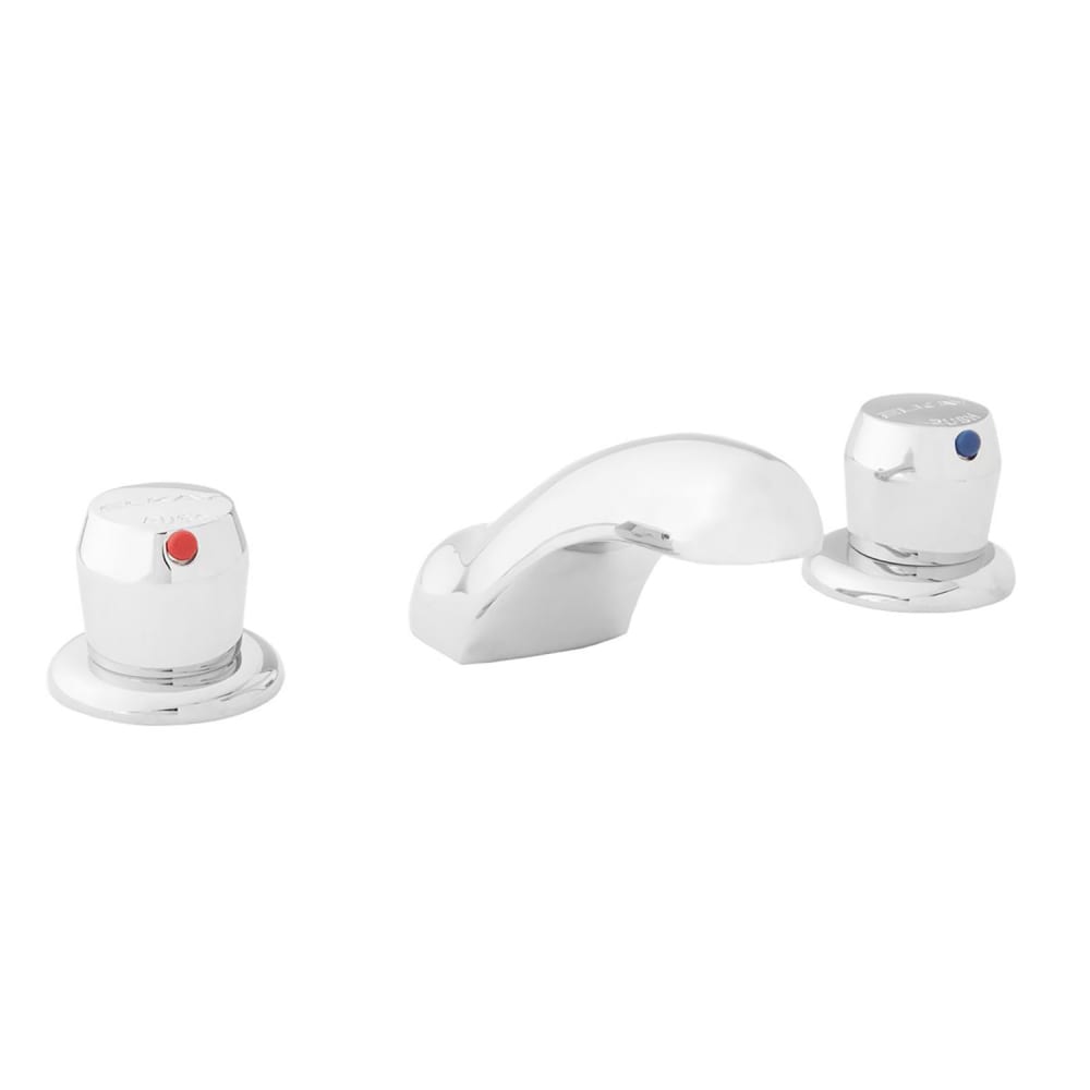 Elkay LK651 Concealed Deck Mount Metering Faucet w/ 5" Spout & Push Button Caps