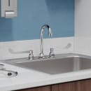 Elkay LK800GN04T6 Deck Mount Faucet w/ 4" Gooseneck Spout & 6" Wrist Blade Handles - 8" Centers thumbnail 2