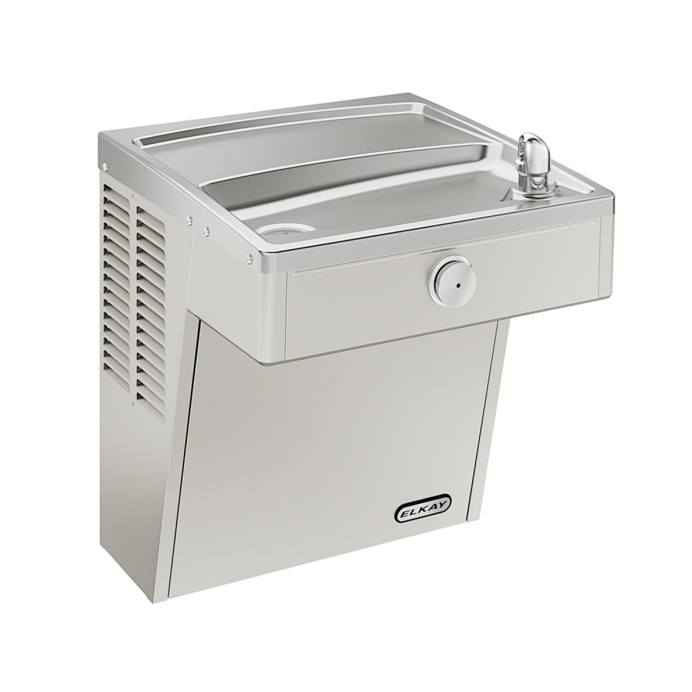 Elkay LVRC8S Wall Mount Drinking Fountain - Filtered, Refrigerated, Stainless