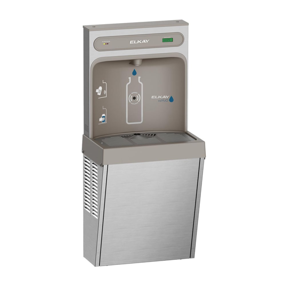 Elkay LZ8WSSSMC Wall Mount Bottle Filling Station - Refrigerated, Filtered