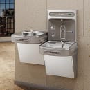 Elkay LZOOTL8WSSK Wall Mount Bi Level Drinking Fountain w/ Bottle Filler - Filtered, Refrigerated, Stainless thumbnail 2