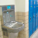 Elkay LZS8WSLP Wall Mount Drinking Fountain w/ Bottle Filler - Filtered, Refrigerated, Light Gray thumbnail 2