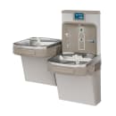 Elkay LZSTL8WSLK Wall Mount Bi Level Drinking Fountain w/ Bottle Filler - Filtered, Refrigerated, Light Gray thumbnail 3