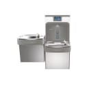 Elkay LZSTL8WSSP Wall Mount Bi Level Drinking Fountain w/ Bottle Filler - Filtered, Refrigerated, Stainless thumbnail 2