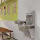 Elkay LZSTLG8WSSK Wall Mount Bi Level Drinking Fountain w/ Bottle Filler - Filtered, Refrigerated, Stainless thumbnail 2