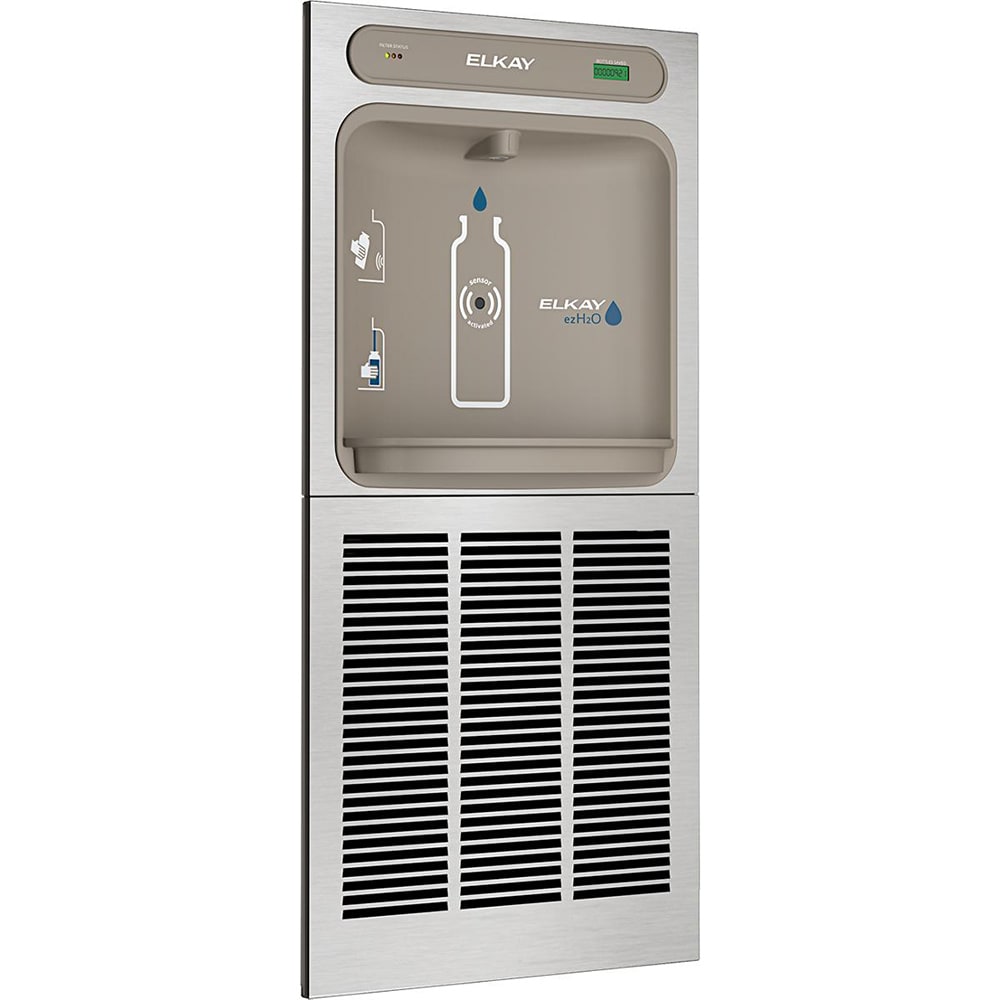 Elkay LZWSM8K In Wall Bottle Filling Station w/ Sensor Activation - Refrigerated, Filtered