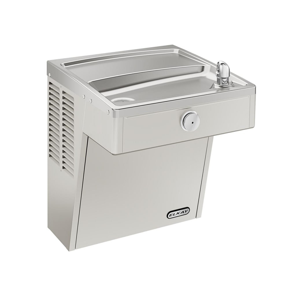 Elkay VRC8S Wall Mount Drinking Fountain - Non Filtered, Refrigerated, Stainless
