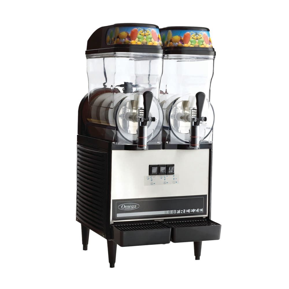 Omega 15" Frozen Drink Machine w/ (2) 3 gal Bowls - 110v (OFS20)