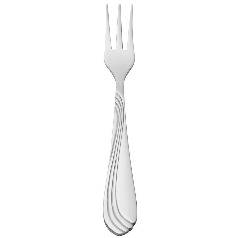 Libbey 148 029 5 5/8" Cocktail Fork with 18/0 Stainless Grade, Riva Pattern