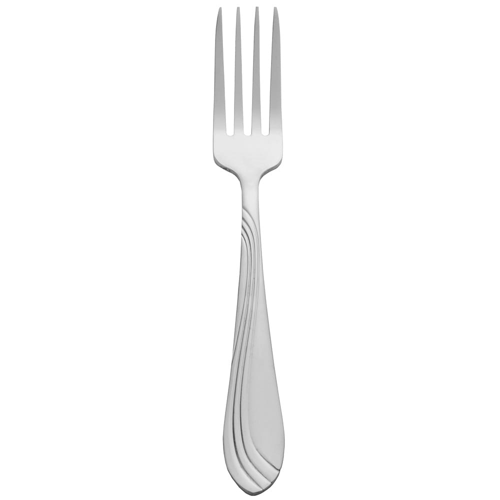 Libbey 148 030 7 3/8" Dinner Fork with 18/0 Stainless Grade, Riva Pattern