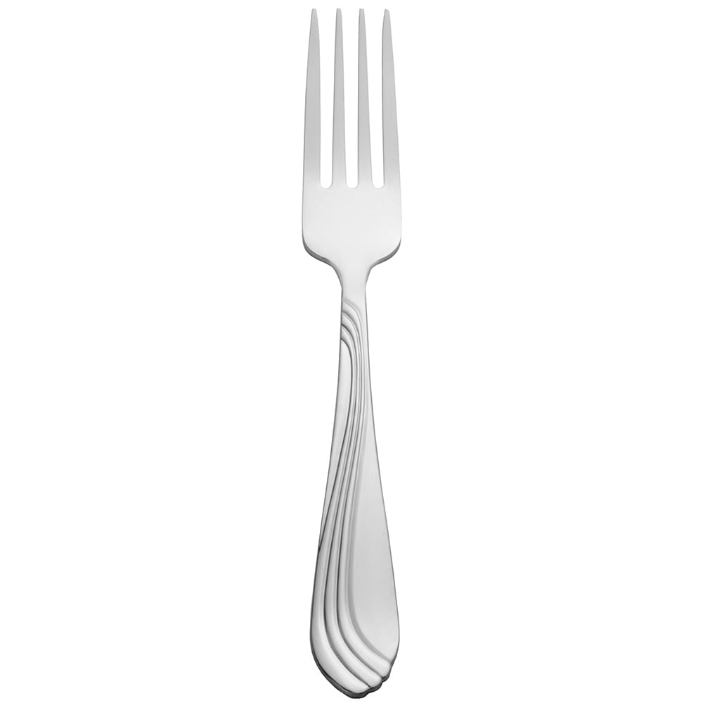 Libbey 148 039 8" Dinner Fork with 18/0 Stainless Grade, Riva Pattern