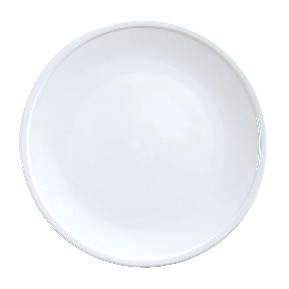 Libbey 1702-10301 7 1/2" Round Coupe Plate, Bright White