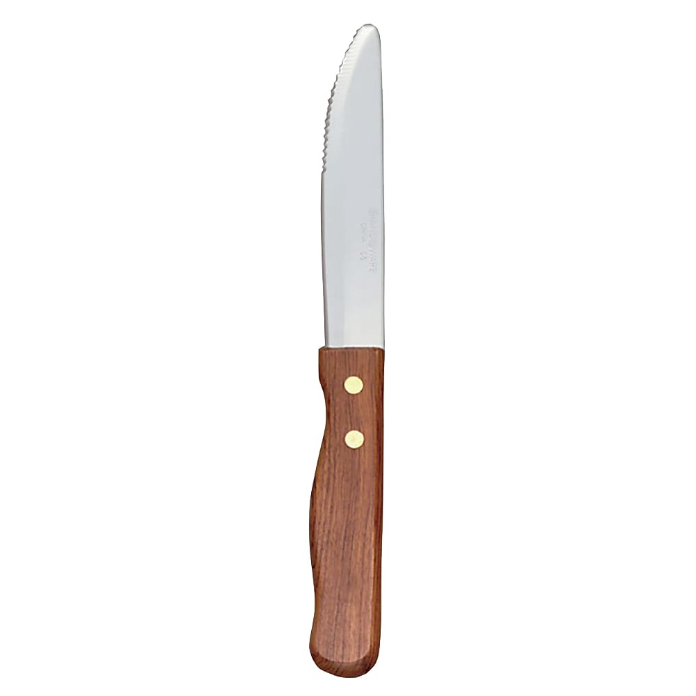 Libbey 200 1492 10" Steak Knife w/ Wood Handle, Beef Baron