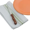 Libbey 200 1632 9 1/4" Steak Knife w/ Wooden Handle & Pointed Tip thumbnail 5