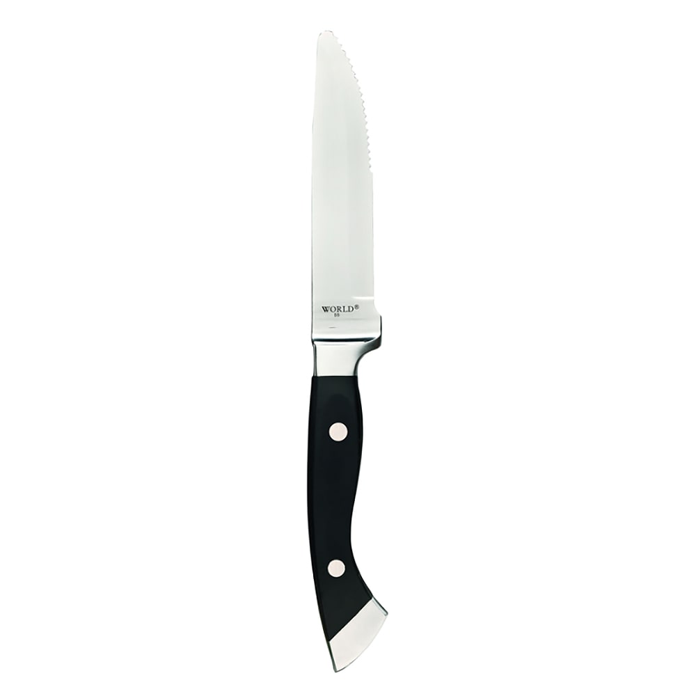 Libbey 201 2693 10 1/2" Stockyard Steak Knife - Full-Tang, Carbon Stainless
