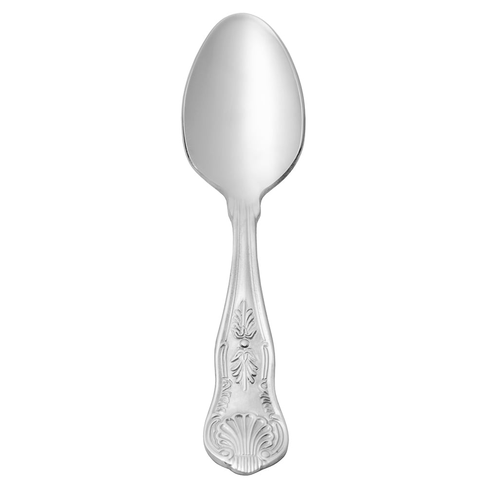 Libbey 244 007 4 1/4" Demitasse Spoon with 18/0 Stainless Grade, Kings Pattern