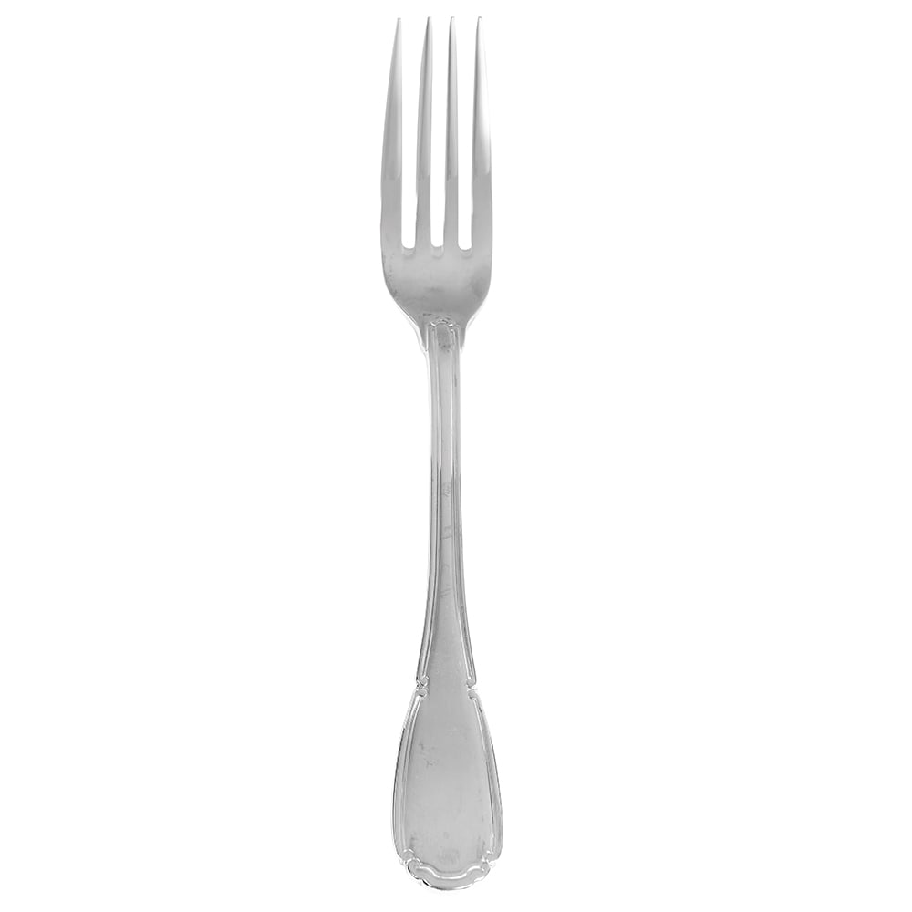 Libbey 412 039 8 1/8" Dinner Fork with 18/8 Stainless Grade, Baroque Pattern