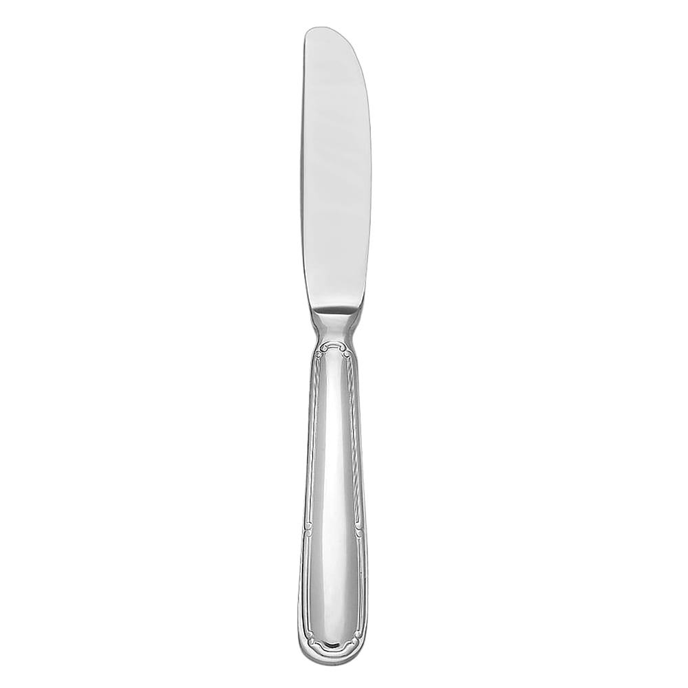 Libbey 412 554 7 1/4" Butter Knife with 18/8 Stainless Grade, Baroque Pattern