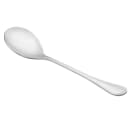 Libbey 492 015 9 1/2" Louvre Solid Serving Spoon - 18/8 Stainless thumbnail 4