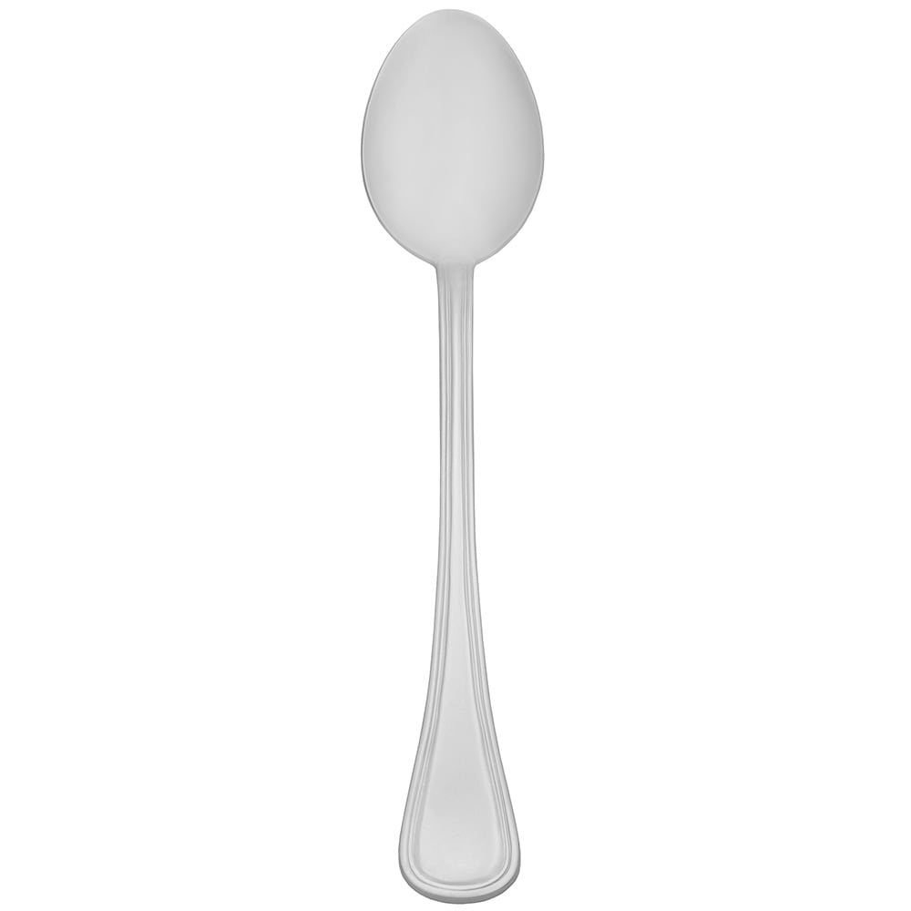 Libbey 492 125 13 1/8" Louvre Solid Serving Spoon - 18/8 Stainless