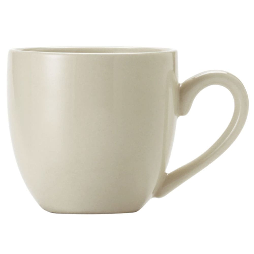 Libbey 740-901-312 3 1/2 oz Porcelana A.D. Cup - Porcelain, Cream White