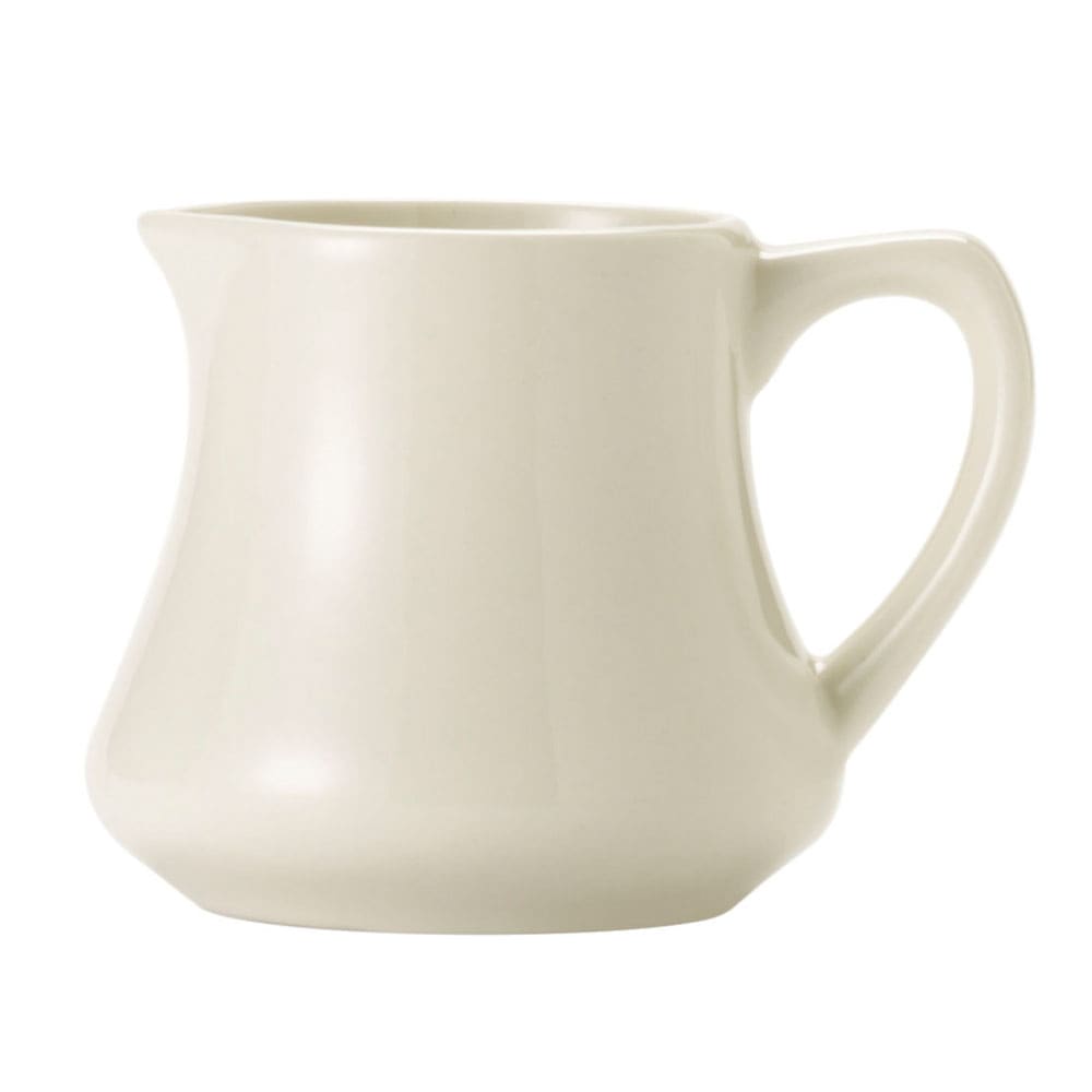 Libbey 740-901-412 4 1/2 oz Porcelana™ Creamer - Porcelain, Cream White