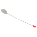Libbey 75111 11" Bar Spoon w/ Red Knob, Stainless thumbnail 4