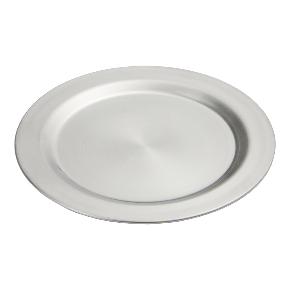 Libbey 763804 4 3/4" Wine Bottle Coaster w/ Rolled Edge, Stainless Steel