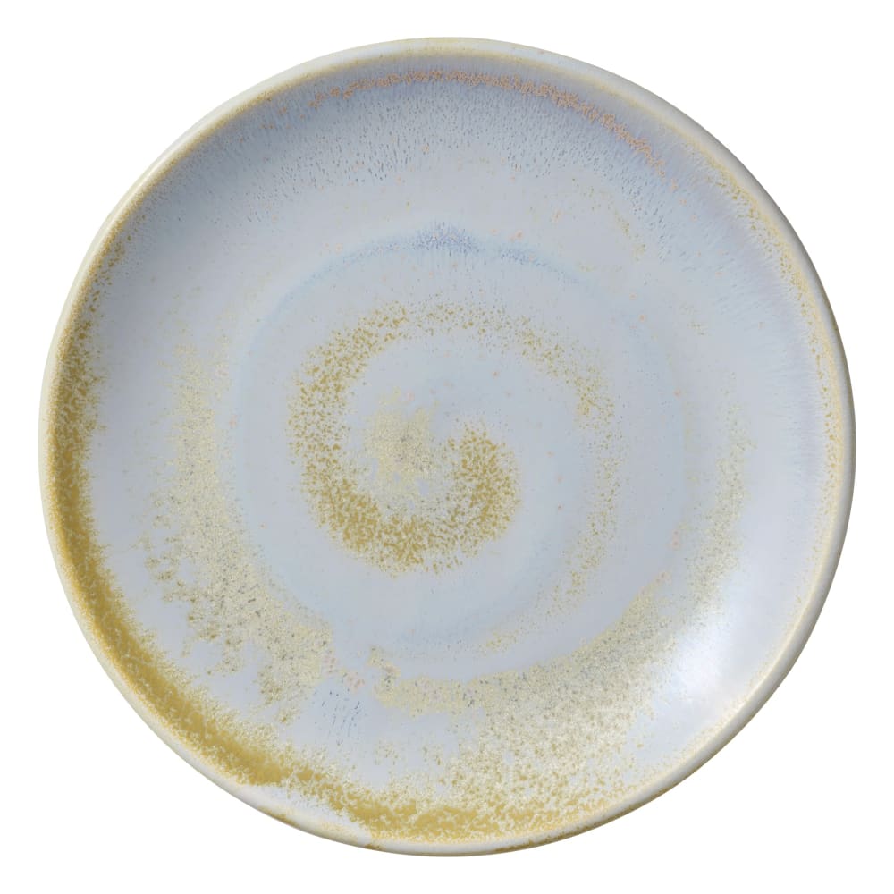 Libbey 801121541000100 6" Round Perfect Match Flat Coupe Plate - Porcelain, Breeze