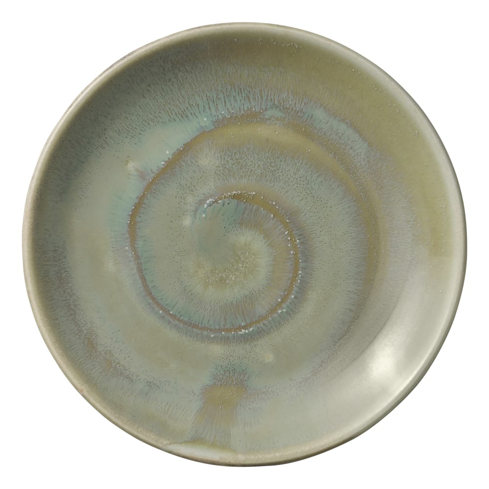Libbey 801121541000104 6" Round Perfect Match Flat Coupe Plate - Porcelain, Thyme