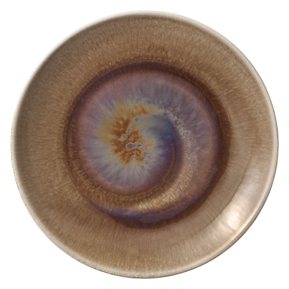 Libbey 801122141000101 8 1/4" Round Perfect Match Coupe Plate - Porcelain, Oyster