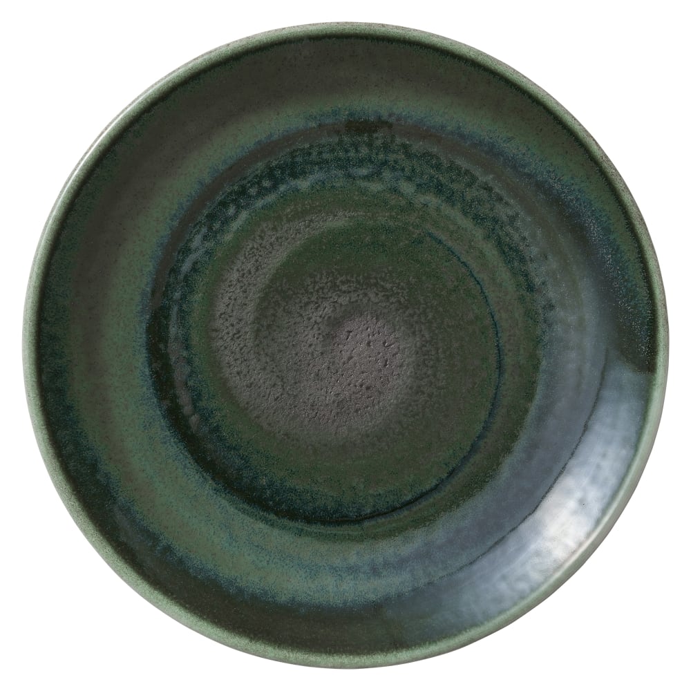 Libbey 801122141000103 8 1/4" Round Perfect Match Coupe Plate - Porcelain, Avocado