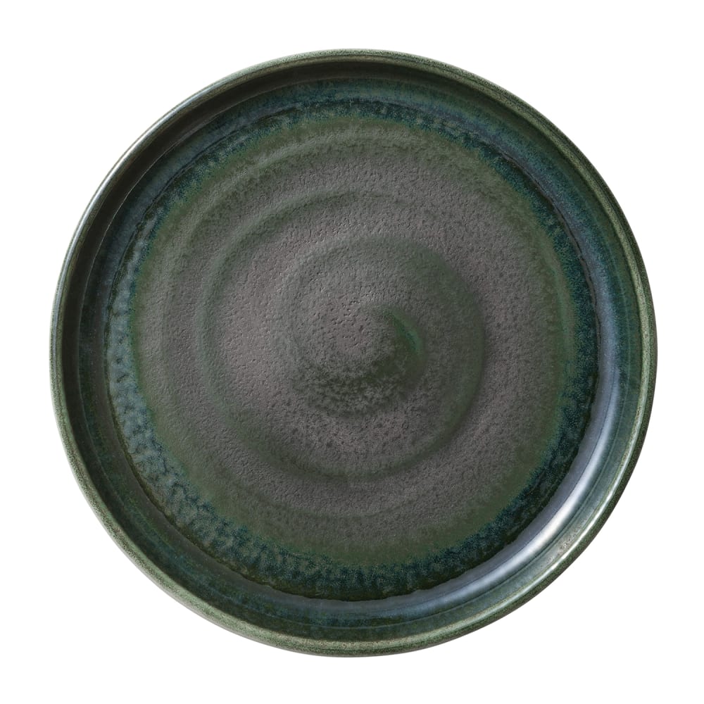 Libbey 801182141000103 8 1/2" Round Perfect Match Flat Plate - Porcelain, Avocado