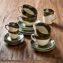 Libbey 801525841000103 2 7/10 oz Perfect Match Espresso Cup - Porcelain, Avocado thumbnail 2