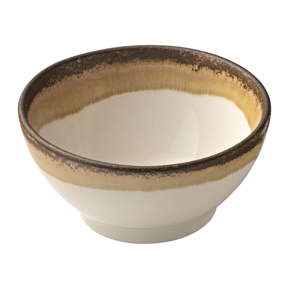 Libbey 801571441000102 20 3/10 oz Round Perfect Match Bowl - Porcelain, Cumin