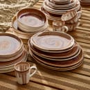 Libbey 801571941000101 27 oz Round Perfect Match Dish - Porcelain, Oyster thumbnail 2