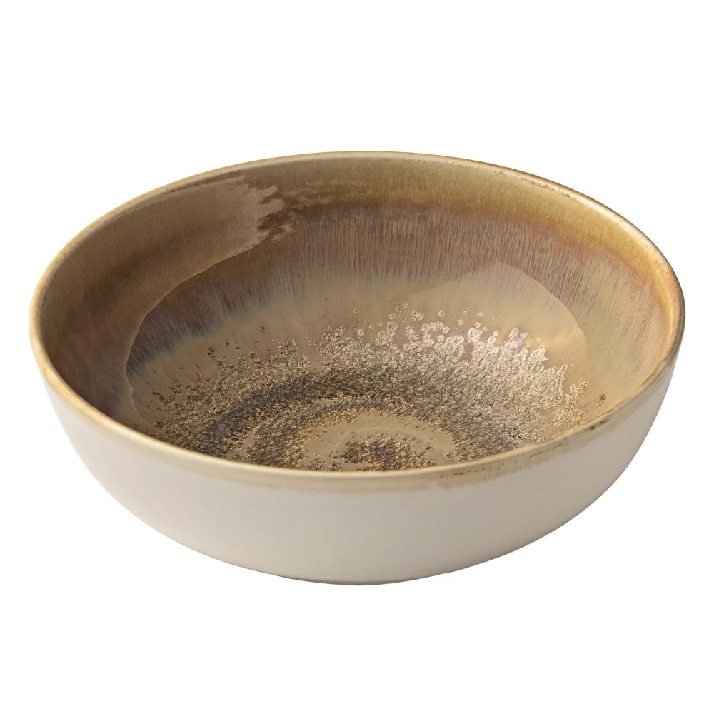 Libbey 801572341000102 9" Round Perfect Match Dish - Porcelain, Cumin