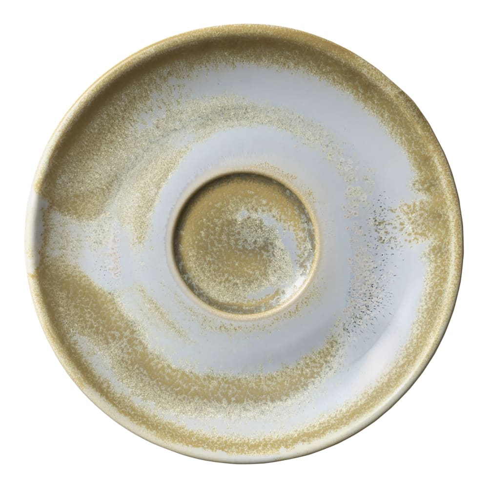 Libbey 801690841000100 4 1/2" Round Perfect Match Saucer - Porcelain, Breeze